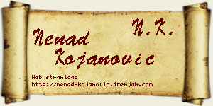 Nenad Kojanović vizit kartica